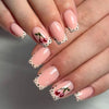 12 Sizes-24 Pcs Press On Nails C1393