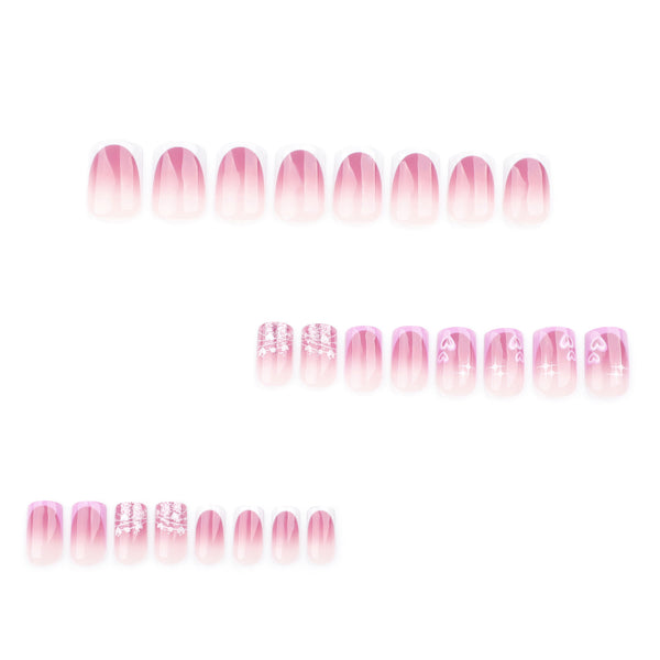 12 Sizes-24 Pcs Press On Nails JP3750