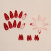 12 Sizes-24 Pcs Press On Nails Z691