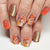 12 Sizes-24 Pcs Press On Nails C1099