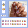 12 Sizes-24 Pcs Press On Nails W1115