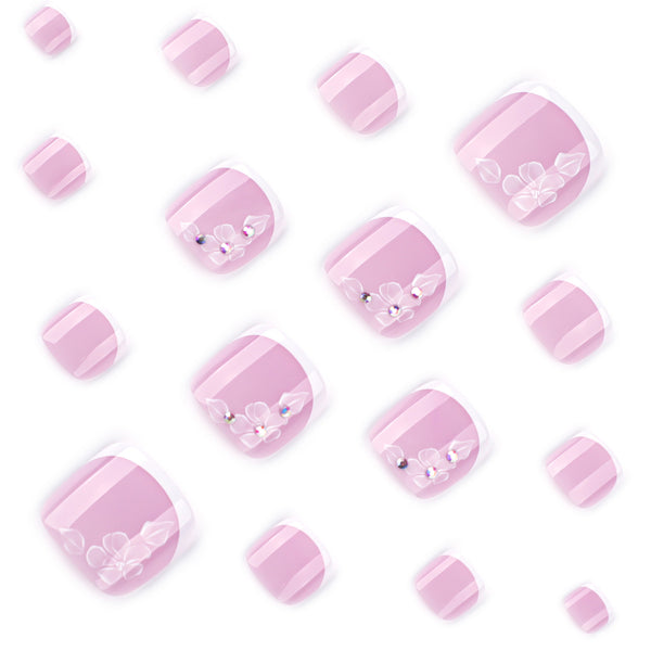 12 Sizes-24 Pcs Press On Nails JP3806