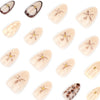 12 Sizes-24 Pcs Press On Nails JP4086