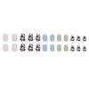 12 Sizes-24 Pcs Press On Nails W1350