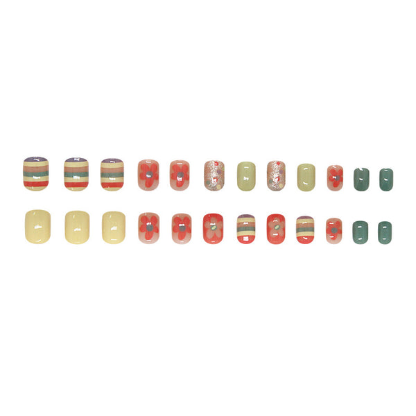 12 Sizes-24 PcsPress On Nails R960