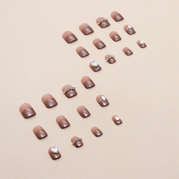 12 Sizes-24 Pcs Press On Nails Z534