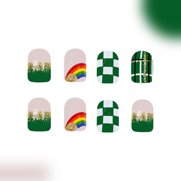 12 Sizes-24 Pcs Press On Nails C836