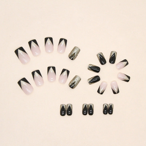 12 Sizes-24 Pcs Press On Nails W302