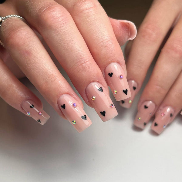 12 Sizes-24 Pcs Press On Nails JP3120
