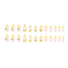 12 Sizes-24 Pcs Press On Nails W2004