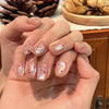12 Sizes-24 Pcs Press On Nails MY050