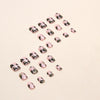 12 Sizes-24 Pcs Press On Nails W384