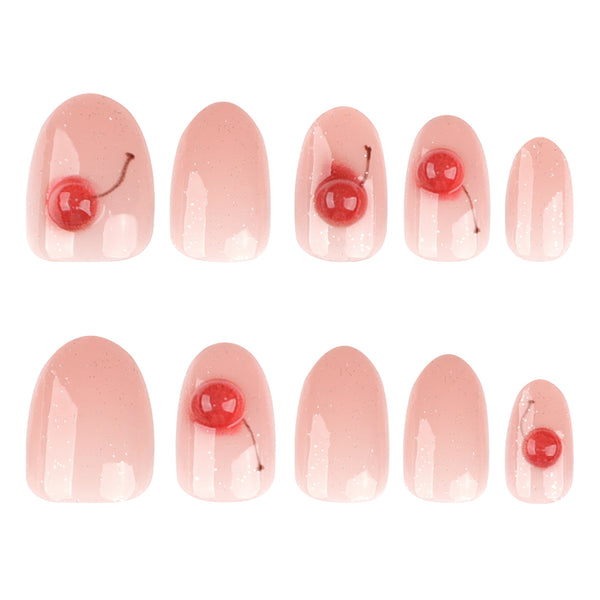 12 Sizes-24 Pcs Press On Nails JP4126