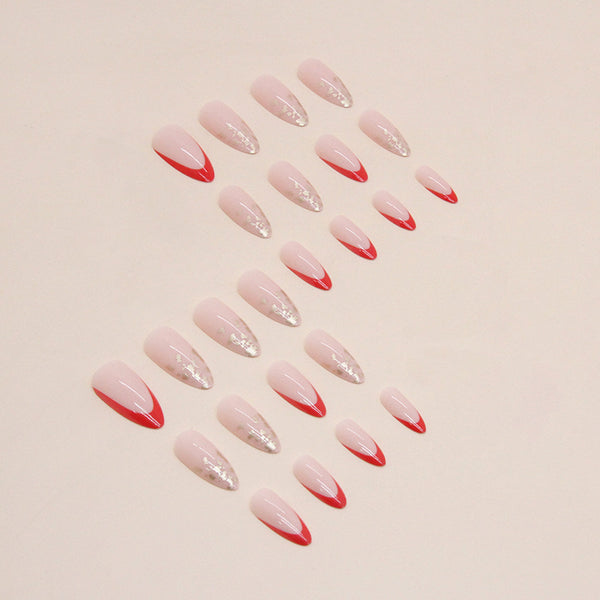12 Sizes-24 Pcs Press On Nails W615