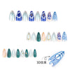 12 Sizes-24 Pcs Press On Nails JP3646