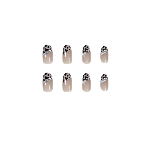 12 Sizes-24 Pcs Press On Nails JP1230