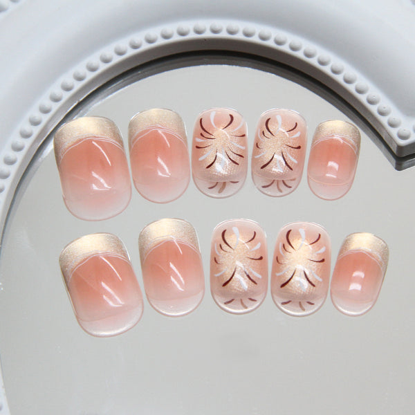 12 Sizes-24 Pcs Press On Nails MY120