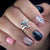12 Sizes-24 Pcs Press On Nails W532