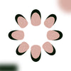 12 Sizes-24 Pcs Press On Nails C882