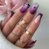 12 Sizes-24 Pcs Press On Nails W844