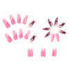 12 Sizes-24 Pcs Press On Nails W201