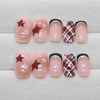 12 Sizes-24 Pcs Press On Nails R896