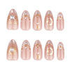 12 Sizes-24 Pcs Press On Nails JP3650
