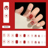 12 Sizes-24 Pcs Press On Nails R481