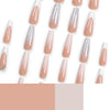 12 Sizes-24 Pcs Press On Nails JP3130