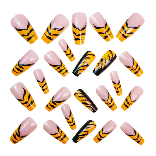 12 Sizes-24 Pcs Press On Nails Y1452