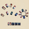 12 Sizes-24 Pcs Press On Nails Y1306