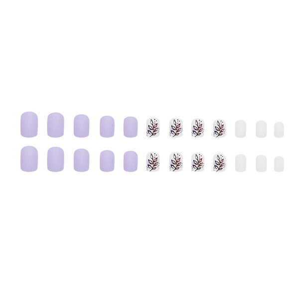 12 Sizes-24 Pcs Press On Nails W566