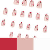 12 Sizes-24 Pcs Press On Nails JP3911