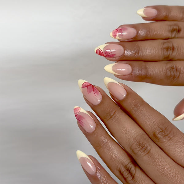 12 Sizes-24 Pcs Press On Nails BZ1417