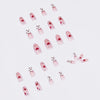 12 Sizes-24 Pcs Press On Nails JP1059