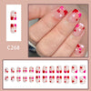 12 Sizes-24 Pcs Press On Nails C268