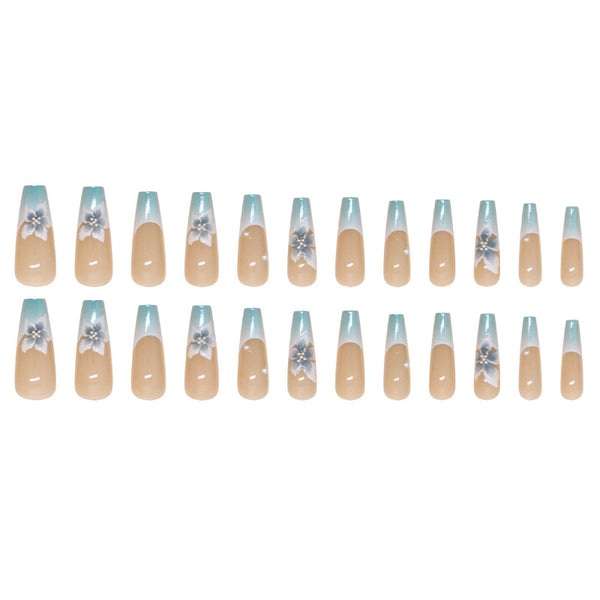 12 Sizes-24 Pcs Press On Nails Z930