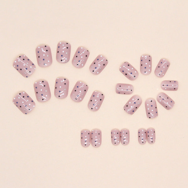 12 Sizes-24 Pcs Press On Nails W950