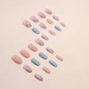 12 Sizes-24 Pcs Press On Nails W998