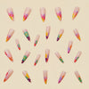 12 Sizes-24 Pcs Press On Nails Y153