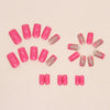 12 Sizes-24 Pcs Press On Nails Z709