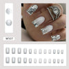 12 Sizes-24 Pcs Press On Nails W507