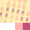 12 Sizes-24 Pcs Press On Nails JP3119