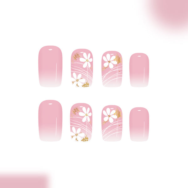 12 Sizes-24 Pcs Press On Nails C1395