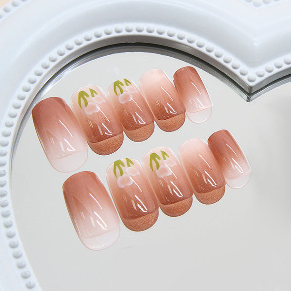 12 Sizes-24 Pcs Press On Nails R728