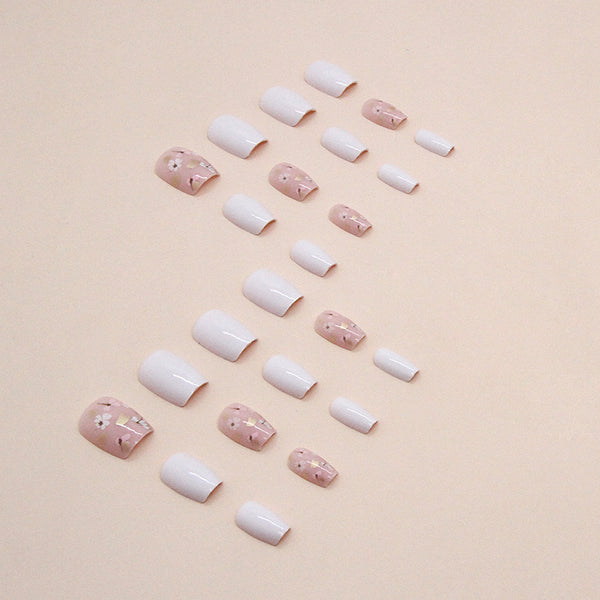12 Sizes-24 Pcs Press On Nails W1222