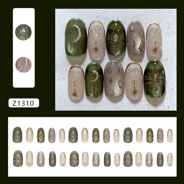 30 Pcs Press On Nails Z1310