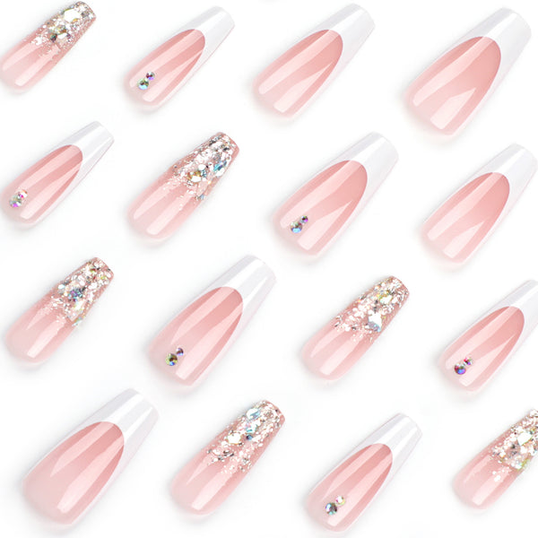 12 Sizes-24 Pcs Press On Nails JP3072
