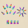 12 Sizes-24 Pcs Press On Nails Y693
