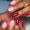 12 Sizes-24 Pcs Press On Nails C1229